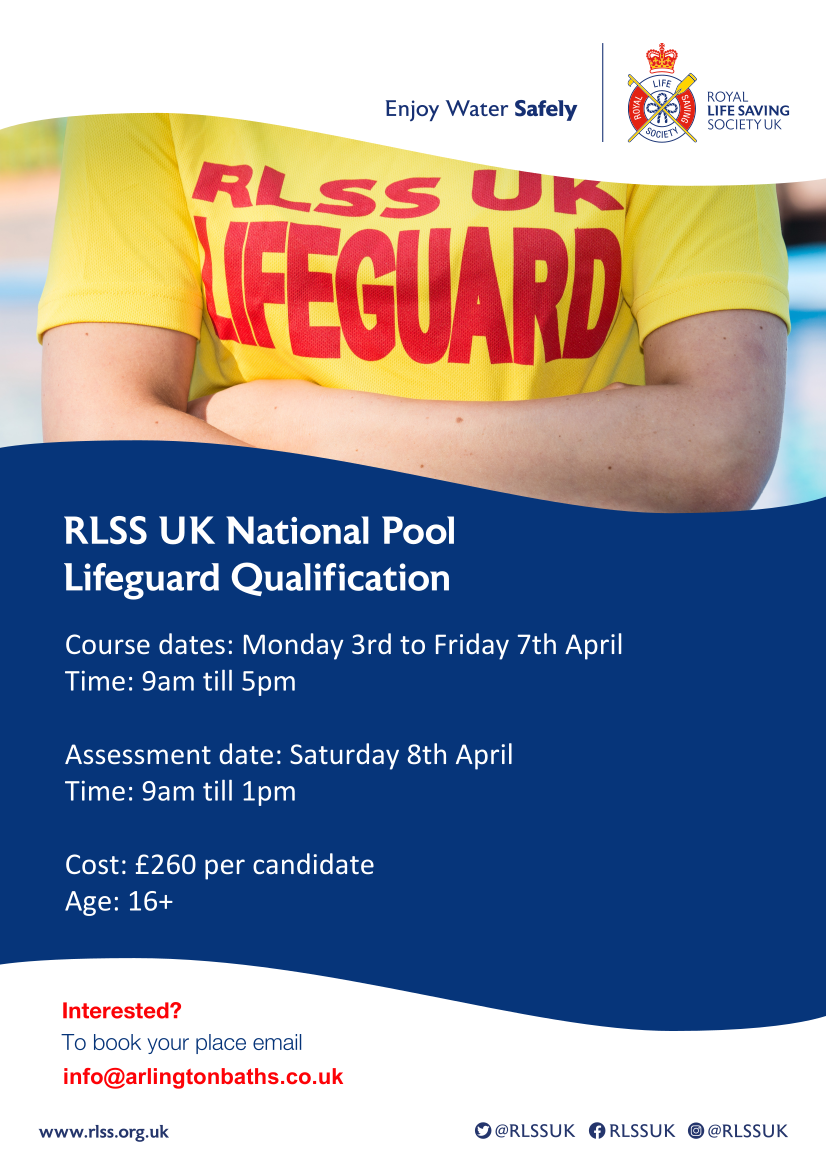 Poster for lifeguard training